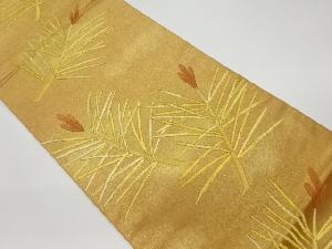 リサイクル　本家加納織物製　若松模様織出し袋帯